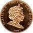 Cook Islands 1 Dollar Elizabeth and Philip in the open carriage. Colored 2007 Proof 1 DOLLAR 2007 COOK ISLANDS ELIZABETH II coin obverse