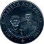 Cook Islands 1 Dollar (Elizabeth and Philip. Philip with the bow tie) 1947 2007 ELIZABETH AND PHILIP coin reverse