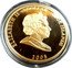 Cook Islands 1 Dollar Elizabeth II and Philip. Elizabeth in white hat. Philip in Top Hat. Colored 2008 Proof 1 DOLLAR 2007 COOK ISLANDS ELIZABETH II coin obverse