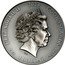 Cook Islands 1 Dollar Elizabeth II Freyr 2023  Antiqued ELIZABETH II 2023 COOK ISLANDS IRB 2 OZ 1 DOLLAR AG 999 coin obverse
