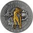 Cook Islands 1 Dollar Elizabeth II Freyr 2023  Antiqued NORSE GODS ᚠᚱᛖᛦᚱ FREYR coin reverse