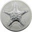 Cook Islands One Dollar Elizabeth II Silver Star 2020  COOK ISLANDS SILVER STAR FINE SILVER .9999 ONE OUNCE ONE DOLLAR coin reverse
