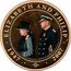Cook Islands 1 Dollar Elizabeth in black coat. Philip in Military uniform 2008 1947 2007 ELIZABETH AND PHILIP coin reverse