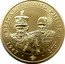 Cook Islands 1 Dollar Elizabeth in crown. Philip in Military uniform 2008 In Sets only 1947 2007 ELIZABETH AND PHILIP coin reverse