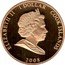 Cook Islands 1 Dollar Elizabeth in green suit and hat. Philip in suit 2008 Proof 1 DOLLAR 2008 COOK ISLANDS ELIZABETH II coin obverse