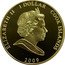 Cook Islands 1 Dollar Elizabeth in white hat. Philip in military uniform. Coloured 2009 Proof 1 DOLLAR 2009 COOK ISLANDS ELIZABETH II coin obverse