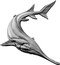 Fiji 1 Dollar (Extinct Animal. Chinese Paddlefish)  coin reverse