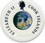Cook Islands 1 Dollar First Man on the Moon. 40th Anniversary 2009 Proof 1 DOLLAR 1 OZ 999 SILVER 2010 COOK ISLANDS ELIZABETH II coin obverse