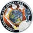 Cook Islands 1 Dollar First Man on the Moon. 40th Anniversary 2009 Proof 1969 FIRST MAN ON THE MOON coin reverse