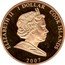 Cook Islands 1 Dollar Heads of Elizabeth and Philip 2007 Proof 1 DOLLAR 2007 COOK ISLANDS ELIZABETH II coin obverse