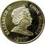 Cook Islands One Dollar Kings and Queens of Britain. Anne 2007 Proof 2007 COOK ISLANDS ELIZABETH II coin obverse