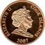Cook Islands 1 Dollar Kings and Queens of Britain. George V 2007 Proof 2007 COOK ISLANDS ELIZABETH II coin obverse