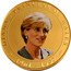Cook Islands 1 Dollar Princess Diana. In grey jacket. Bust right. 2008 Proof 1961 - 1997 DIANA PRINCESS OF WALES coin reverse