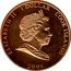 Cook Islands 1 Dollar Princess Diana. In pink hat 2008 In Sets only 1 DOLLAR 2008 COOK ISLANDS ELIZABETH II coin obverse