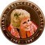 Cook Islands 1 Dollar Princess Diana. In red 2008 In Sets only 1961 - 1997 DIANA PRINCESS OF WALES coin reverse