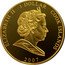 Cook Islands 1 Dollar Wedding photo of Elizabeth and Philip. Colored 2007 Proof 1 DOLLAR 2007 COOK ISLANDS ELIZABETH II coin obverse
