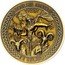 Cook Islands 10 Dollars Elizabeth II Thor 2023  Antiqued NORSE GODS ᛏᚺᛟᚱ ᛗᛃᛟᛚᚾᛁᚱ THOR coin reverse