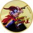 Fiji 10 Dollars (Street Fighter II 30th Anniversary. Vega) STREET FIGHTER II ©CAPCOM coin reverse