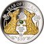 Fiji 10 Dollars (Year of the Rat. Green Freshwater Pearl) YEAR OF THE RAT $10 coin reverse