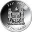 Fiji 10 Dollars Year of the Snake. Aventurine Sone 2013  Helvetic Mint FIJI 2013 REREVAKA NA KALOU KA DOKA NA TUI 10 DOLLARS coin obverse