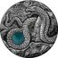 Fiji 10 Dollars Year of the Snake. Aventurine Sone 2013  Helvetic Mint YEAR OF THE SNAKE 蛇 coin reverse