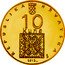 Croatia 10 Kuna Lace-making in Croatia 2012 Proof KM# 100 REPUBLIKA HRVATSKA 10 KUNA 2012. coin obverse