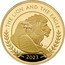 UK 100 Pounds (The British Lion and The American Eagle) 2023 THE LION AND THE EAGLE JM coin reverse