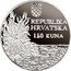 Croatia 150 Kuna White-tailed Eagle 1997 Proof KM# 69 REPUBLIKA HRVATSKA 150 KUNA BARANIA-1997. coin obverse