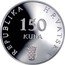 Croatia 150 Kuna XX Olympic Winter Games in Torino 2006 Proof KM# 83 REPUBLIKA HRVATSKA 150 KUNA coin obverse