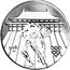Croatia 150 Kuna Olympic Games in China 2006 Proof KM# 87 2008. coin reverse