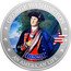 Cook Islands 2 Dollars Elizabeth II Colonel 2021  Proof GEORGE WASHINGTON COLONEL AN AMERICAN LIFE coin reverse