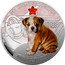 Fiji 2 Dollars (English Bulldog) ENGLISH BULLDOG MY GREAT PROTECTOR coin reverse