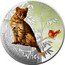 Fiji 2 Dollars (Leopard Cat) PRIONAILURUS BENGALENSIS WILD CAT coin reverse