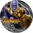 Fiji 2 Dollars Thanos 2018  MARVEL AVENGERS INFINITY WAR ©MARVEL coin reverse