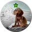 Fiji 2 Dollars Weimaraner 2013 Proof MY GREAT PROTECTOR WEIMARANER coin reverse