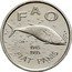 Croatia 2 Kune 50 Years of FAO. Tuna 1995 KM# 22 F A O KK 1945. 1995. FIAT PANIS coin reverse