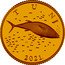 Croatia 2 Kune Tuna 1993 Proof KM# 10b TUNJ KK 2021. coin reverse