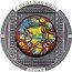 Cook Islands 20 Dollars (Archeology & Symbolism.Coyolxauhqui Stone. Colored) 2021 COYOLXAUHQUI STONE coin reverse