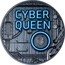 Cook Islands 20 Dollars Elizabeth II The Beginning 2023  Black Proof CYBER QUEEN ELIZABETH II COOK ISLANDS IRB 20 DOLLARS coin obverse