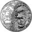 Cook Islands 20 Dollars Elizabeth II The Lion 2023  Proof KING OF THE SOUTH coin reverse