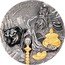 Cook Islands 20 Dollars Elizabeth II Zhao Gongming 2021  Antiqued ZHAO GONGMING 趙公明 coin reverse
