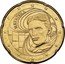 Croatia 20 Euro Cent Circulation Coin. Nikola Tesla 2023 HRVATSKA 2023. coin obverse