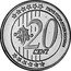 Russia 20 Euro Cent (Fantasy Pattern) X# Pn5 20 CENT PROVE PROVA PROBE TEST ESSAI coin reverse