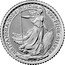 UK 20 Pence (Britannia Bullion) BRITANNIA 2024 1/10 OZ 999 FINE SILVER NATHAN coin reverse