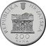 Croatia 200 Kuna (200th anniversary of the Archaeological Museum in Split) KM# 123 REPUBLIKA HRVATSKA 200 KUNA coin obverse