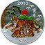Cook Islands 25 Dollars (Year of the Tiger) 999 2010 $25 年 coin reverse