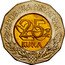 Croatia 25 Kuna 10th Anniversary of International Recognition 2002 KM# 66 REPUBLIKA HRVATSKA 25 KUNA coin obverse