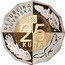 Croatia 25 Kuna 25th Anniversary of Independence of the Republic of Croatia 2016 KM# 111 25TH ANNIVERSARY OF INDEPENDENCE OF THE REPUBLIC OF CROATIA REPUBLIKA HRVATSKA 25 KUNA DM 25TH ANNIVERSARY OF INDEPENDENCE OF THE REPUBLIC OF CROATIA coin obverse