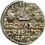 Croatia 3 Grosetti Alltilucho 1629 KM# 4 III 16 29 GROS ARGE TRIP CIVI RAGV coin reverse