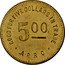 USA 5 Dollars (Alaska Rural Rehabilitation Corporation) GOOD FOR FIVE DOLLARS IN TRADE 5 00 ARRC coin obverse